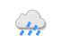 Cubierto y lluvia débil Cubierto y lluvia débil