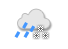Cubierto, agua-nieve y niebla Cubierto, agua-nieve y niebla