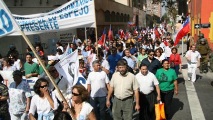   Marcha de la CUT tuvo masiva convocatoria 