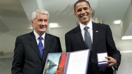   Obama recibe el Nobel de la Paz 