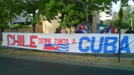   Las manifestaciones en la embajada cubana 