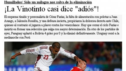 Prensa venezolana: 