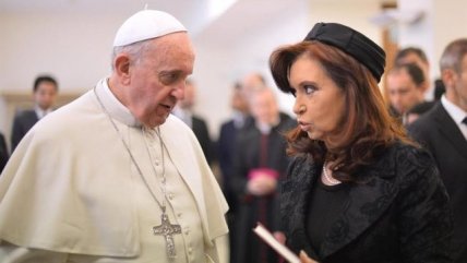   El papa Francisco y la presidenta argentina se reunieron este lunes en el Vaticano 