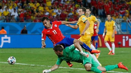 El emotivo y triunfal estreno de Chile en el Mundial de Brasil 2014