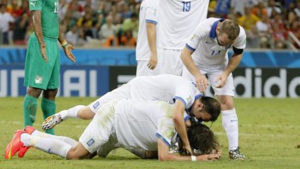 Grecia consiguió un agónico triunfo sobre Costa de Marfil para avanzar a octavos