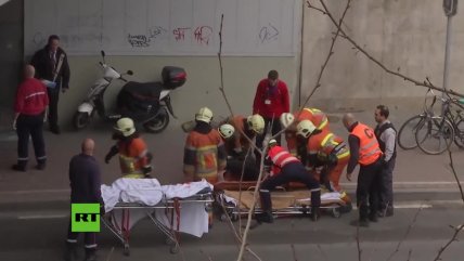   Las primeras imágenes tras los atentados en Bruselas 