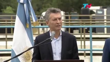   Bandera argentina le jugó una mala pasada a Mauricio Macri 