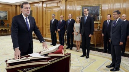 Mariano Rajoy juró como presidente de España y terminó con diez meses de interinato