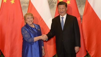   Bachelet se reunió en Beijing con el presidente de China 