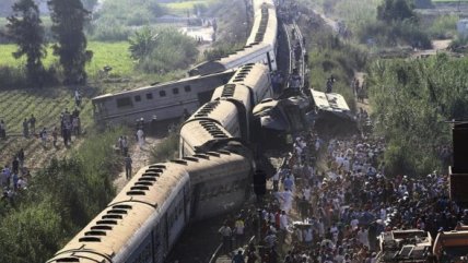   El fatal choque de trenes que impacta a Egipto 