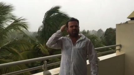   Nacho Gutiérrez relata cómo espera la llegada del huracán María 