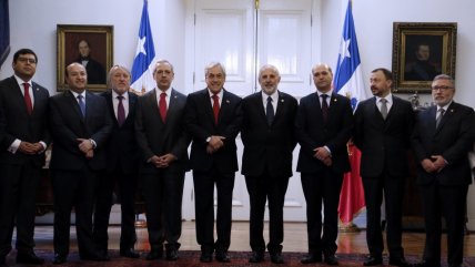   Presidente Piñera se reunió en La Moneda con el fiscal Abbott y persecutores regionales 