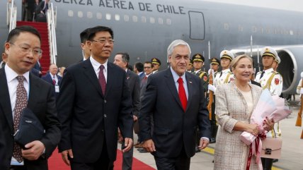  Presidente Piñera llegó a Beijing tras viaje de 25 horas  
