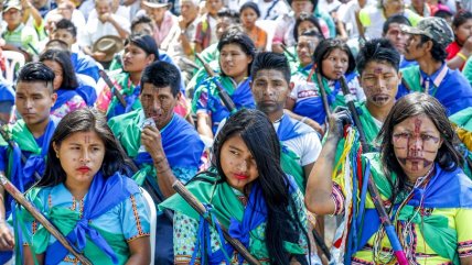 Ritual del perdón entre indígenas y ex combatientes FARC Ritual del perdón entre indígenas y ex combatientes FARC