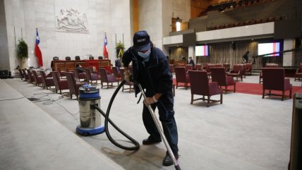   Cuenta Pública: Funcionarios alistan Salón de Honor del Congreso Nacional 