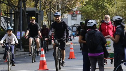  Las Condes inauguró nuevo tramo de Ciclorecreovia  