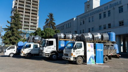   Cámara de la Construcción donó 67 estanques de agua para comunas de Ñuble 