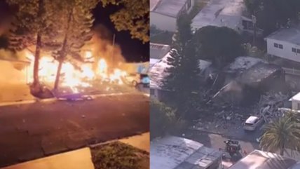   Choque de avioneta contra parque de casas rodantes en Florida dejó tres muertos 