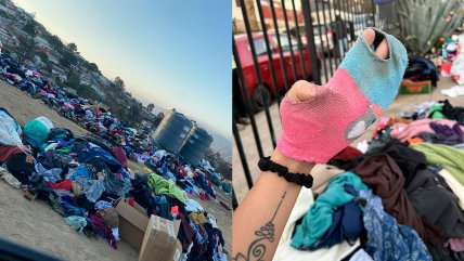   Inaceptable: Región de Valparaíso ha recibido más de seis toneladas de ropa en mal estado 