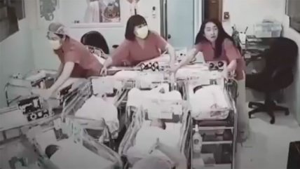   Valientes enfermeras protegieron a recién nacidos durante terremoto de Taiwán 