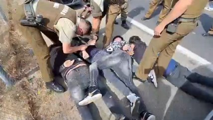   Quilpué: Carabineros detuvo a cinco delincuentes juveniles y baleó a uno 