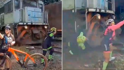   Mujer fue golpeada por un tren mientras se sacaba una selfie 