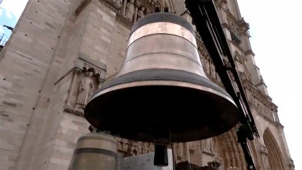   Notre Dame recuperó sus campanas y prepara su reapertura 