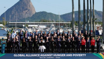   Boric participó de la foto de la Alianza contra el Hambre del G20 