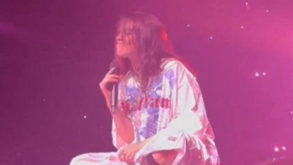   Billie Eilish fue golpeada en el rostro durante un concierto en EEUU 