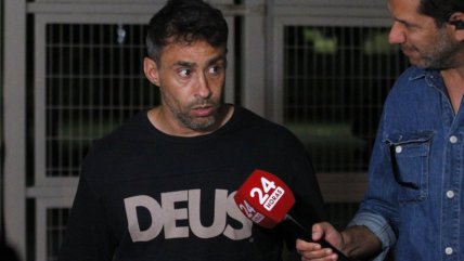   La salida de Jorge Valdivia de la cárcel de Rancagua 