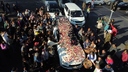   Restos de Tommy Rey fueron homenajeados en la Pérgola de las flores 