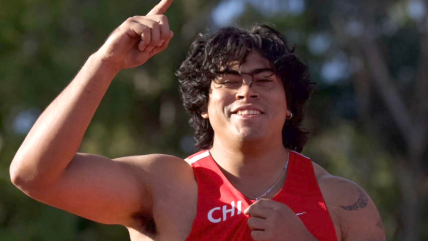   Claudio Romero sumó un nuevo oro para Chile en Sudamericano de Atletismo 