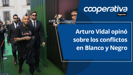  Cooperativa Deportes: Arturo Vidal opinó sobre los conflictos en Blanco y Negro 