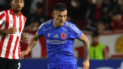   Charles Aránguiz quedó descartado en la U para su duelo contra Estudiantes 