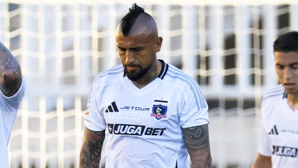   Arturo Vidal llegó a los 100 partidos con Colo Colo en la dura eliminación de Copa Chile 