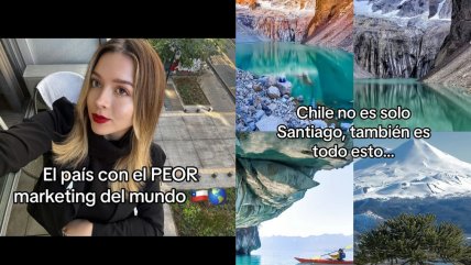   Ecuatoriana alucinó con los paisajes de Chile: 