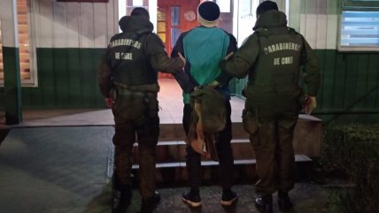  Carabineros detuvo a sujeto que atacó a machetazos a un vecino  