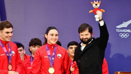   Presidente Boric recibió a participantes de los Panamericanos Junior y Juegos Mundiales de Chengdú 