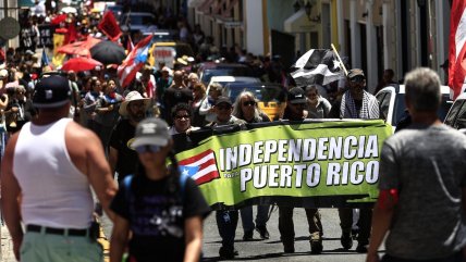   Miles de personas marcharon a favor de la independencia de Puerto Rico 
