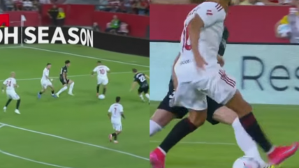   Así fue gran asistencia de taco de Alexis Sánchez en su debut con Sevilla 