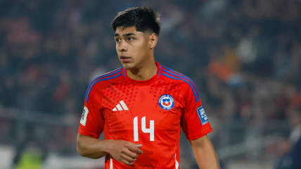   Darío Osorio será baja alrededor de un mes por lesión que lo marginó de La Roja 