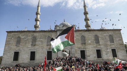  Estambul: Medio millón de personas marcharon en apoyo a Gaza  