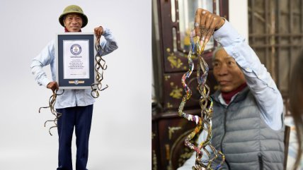   Hombre batió Récord Guinness al tener las uñas más largas del mundo 