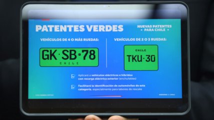   Más letras y más color: Chile tendrá nuevas placas patentes para autos y motos 