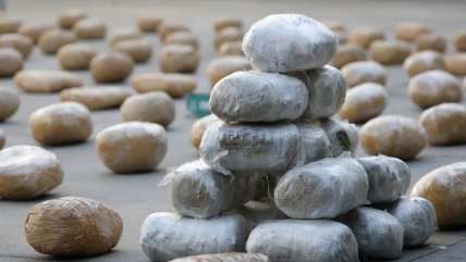   Panamá incauta 42 paquetes de droga provenientes de Chile 