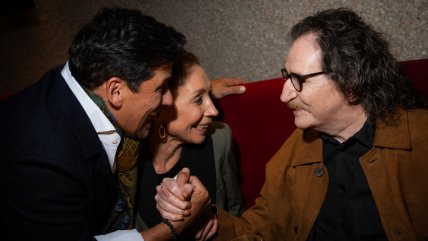   El encuentro entre los animadores del Festival de Viña y Charly García 