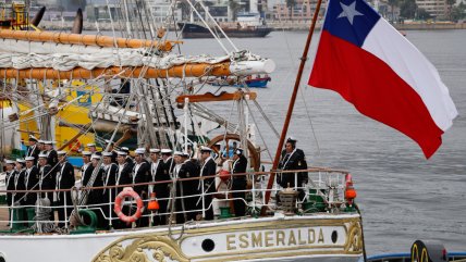  Valparaíso: El emocionante regreso tras seis meses del Buque Escuela 