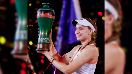   Rybakina remontó ante Alexandrova y se llevó el Abierto de Ningbo 