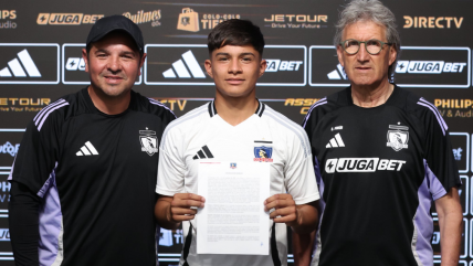   Colo Colo anunció el primer contrato profesional del juvenil Cristián Díaz 