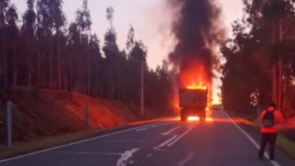   Ataque incendiario destruyó dos maquinarias en aserradero en Cañete 
